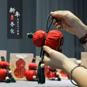 📣免運🚚臺灣出貨🚚新年香包 DIY福祿香囊 新年伴手禮非遺福祿香囊 免縫DIY材料包 元旦手作禮 葫蘆寓意吉祥