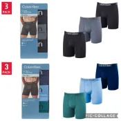 CK Calvin Klein 男生四角內褲 男生內褲 Costco 好世多-3件裝 限時優惠
