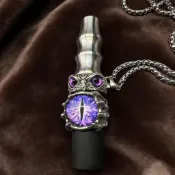 濾嘴濾芯💖新款阿爾法惡魔金屬循環型濾嘴 私人定製304不鏽鋼阿爾法赫吸嘴