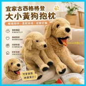 超實惠🧸IKEA宜家狗狗毛絨玩具古西格格登大小黃狗抱枕生日禮物金毛犬玩偶 3TWV