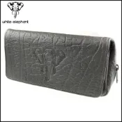 (店+)【White-Elephant 白象】德國進口~Loxo Grey-牛皮製單支煙斗煙絲袋NO.16843