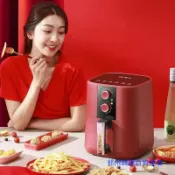 林之舍家居 空氣炸鍋 楊子5L空氣炸鍋全自動智能電炸鍋大容量的多功能煎烤機薯條機「限時特惠」