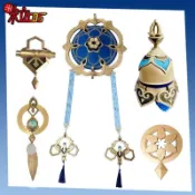 【米粒】原神流浪者散兵cos服頭飾 斗笠 帽子 假發配飾道具武器harly0926