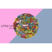 ［Little love］臘腸狗防水貼紙、電腦貼紙、手帳本貼紙、禮物貼、信封封口貼（1入）
