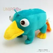 【UNIPRO】迪士尼 飛哥與小佛 鴨嘴獸 泰瑞鴨 趴姿泰瑞 絨毛玩偶 絨毛娃娃 吸盤吊飾