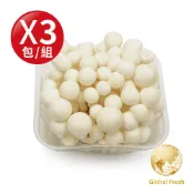 【盛花園蔬果】南投國姓鄉美白菇120g x3包(溫控栽培)
