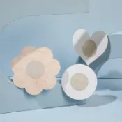 隔日到【粉紅菲菲】單片拋棄式不織布胸貼 乳貼防凸點夏季小胸貼女吊帶用薄款 防過敏乳頭貼 26-0001