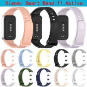 XIAOMI 小米智能手環 11 Active 矽膠彩色替換帶錶帶 Active 11Active