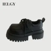 IELGY 2026秋季厚底百搭樂福鞋英倫學院風復古女裝