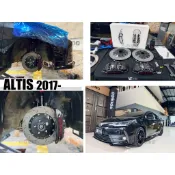小亞車燈-全新 ALTIS 11代 11.5代 15 16 17 18 NASHIN 世盟卡鉗 大四活塞 330煞車碟盤