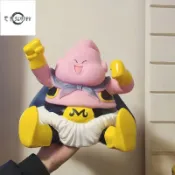 元氣招財 新品  七龍珠公仔 超大魔人佈歐 魔人胖烏普 手辦 坐姿齣拳胖烏普 GK 擺件 模型 鵰像 玩具 禮物
