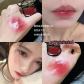 冬日清冷感紅暈妝容!鏡面感還得是淡顏玫瑰顯白紅豆沙平價口紅女