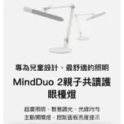 (店+)【BenQ】【Alex】BENQ WiT MindDuo 2 光學升級版 親子共讀護眼檯燈 桌夾可加購