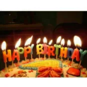 禎巧妙 台灣現貨 蠟燭 happy birthday 生日快樂英文字母工藝蠟燭 派對生日蠟燭生日派對用品 創意蠟燭