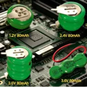 NI-MH 機板用充電電池  1.2V ~ 3.6V