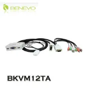 【MR3C】缺貨 含稅附發票 BENEVO BKVM12TA 2埠USB VGA多電腦切換器(含音效)
