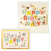 美國 Hallmark 立體生日卡/ 史努比/ 兄弟與生日快樂 eslite誠品