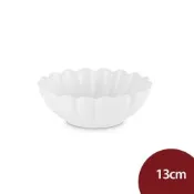 Le Creuset 花瓣系列 雛菊花瓣碗 餐碗 湯碗 碗公 13cm 棉花白