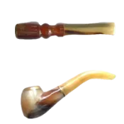 牛角菸嘴 牛角濾嘴 菸管 煙斗 煙嘴 天然牛角 兩款 神明生日 宴王用品 廟會用品