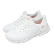 【SKECHERS】高爾夫球鞋 Zen 寬楦 女鞋 白 粉 防潑水 輕量 緩衝 123155WWHT