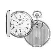 【TISSOT 天梭】Savonnette T83.6.553.13 經典羅馬石英懷錶 附鍊-48.5mm 開學禮 推薦(T83655313)