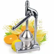 星光精品館 【一機多榨】不鏽鋼榨汁機 手動榨汁機 檸檬榨汁器 石榴榨汁器 柑橘壓汁機 果汁機 廚房小家電 手壓式設計 輕鬆榨汁 清洗方便