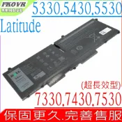 電池動力 DELL FK0VR 電池 戴爾 Latitude 5330 5430 5530 7330 7530 Latitude 7430 2-in-1 P136G P136G002 293F1 M69D0 07KRV
