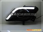 ※ 鑫立汽車精品 ※ LUXGEN 納智捷 U6 L型 LED 光柱 導光型 專用日行燈