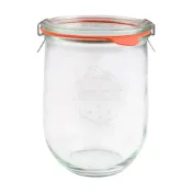 (店+)德國 Weck 745 玻璃罐 (附玻璃蓋+密封圈L) Tulip Jar 1062ml (WK003)