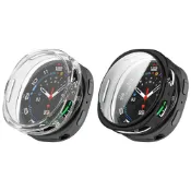 殼起來3C手機配件 【全包電鍍殼】適用 三星 Watch 8 44mm SM-L330 SM-L335 手錶保護殼 TPU 軟殼 防撞