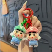 🎀 咘咘盲盒潮玩 🎀{現貨}全新未拆封 可愛馬力歐小新 娃娃機商品 批發 情侶吊飾 鑰匙圈 擺飾 吊飾 小禮品