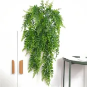 協貿國際日用品生活2館 蕨類波斯壁掛 仿真植物藤條仿真花裝飾吊頂客廳裝飾樹葉