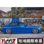 【全台可安裝】適用於BMW寶馬3系 F30 碳纖維刀鋒款側裙 卡夢空力套件