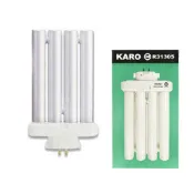 (店+)KARO 一字燈管 FML27W 四管燈管 BB並排 (一排) 4P燈管 27W 白光 (同飛利浦PL-F)