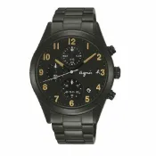 大高雄鐘錶城 agnes b VD57-KT20K(BM3010X1)黑金巴黎時尚計時腕錶/黑面40mm｜樂天領券現折★全館特惠中★指定刷卡回饋10%