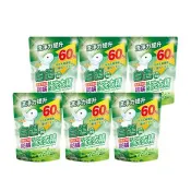 【白鴿】天然抗菌洗衣精補充包1500gx6包- 尤加利防蟎