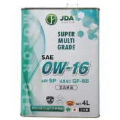 【日本製JDA機油】《整箱六罐含稅含運》 0W16 全合成機油 4公升 0W-16 0W/16 全合成油 4L 原裝進口