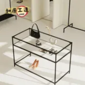 和居工造 服裝展示架｜展衣架｜免運/公司貨｜企業採購｜服裝店中島桌展示中間擺放展示臺女裝店透明玻璃飾品柜包包陳列架｜