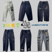 微笑妞 NTG商品 2026夏季 狗牌褲 迪士尼 米奇老鼠 湯姆貓 傑利鼠 奇奇蒂蒂 兔巴哥  七分褲 牛仔褲