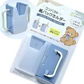 日本進口  防擠壓飲品杯架 雙耳利樂包飲料盒 學習杯 紙包飲料架