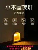 島嶼好物 【可打統編 公司貨】湯姆和傑瑞小木屋夜燈牆角老鼠門洞低壓感應夜燈人體感應燈裝飾燈