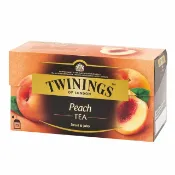 英國唐寧茶 TWININGS-香甜蜜桃茶包 PEACH TEA 2g*25入/盒-【良鎂咖啡精品館】