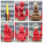 泰國轉運蠟燭 許願蠟燭 和合 藥師佛 狐仙 古曼童 燕通蠟燭 【喜威猜】 台灣現貨