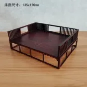 現貨  快速發貨 特價 墨墟OB11娃屋12分BJD場景家具配件羅漢床DIY手工材料包