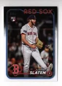 2024 Topps Update #US178 Justin Slaten Boston Red Sox RC 