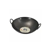 【Pearl Life 珍珠金屬】日本製雙耳鐵鍋/炒鍋33cm（雙耳炒鍋 鐵炒鍋 中華鍋 大容量炒鍋）