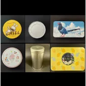 鐵盒、鐵罐、餅乾盒、喜餅盒、蛋糕盒 (彼得兔、COOKIE 886的CHILL兔、日本小樽洋菓子舖Letao、天仁茗茶)