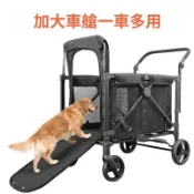 ✅臺灣出貨✅大型犬寵物推車巨型老年大狗狗推車可折疊外出便攜遛狗車泰迪金毛