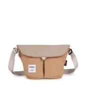 hellolulu Mini KASEN 環保系列 輕旅戶外側背包-淺卡其焦糖咖 墊腳石購物網