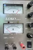 二手LOKO (DPS-5050) 0-50V 5A指針式單組電源供應器(上電有反應有輸出電壓狀況如圖當銷帳零件